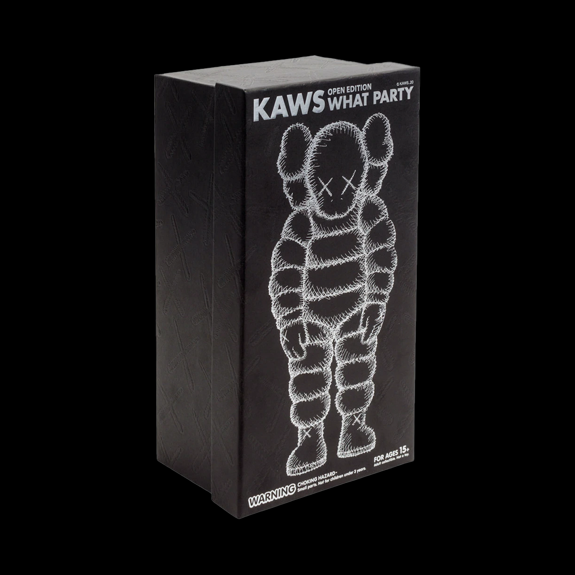 KAWS What Party Vinyl Figure Black