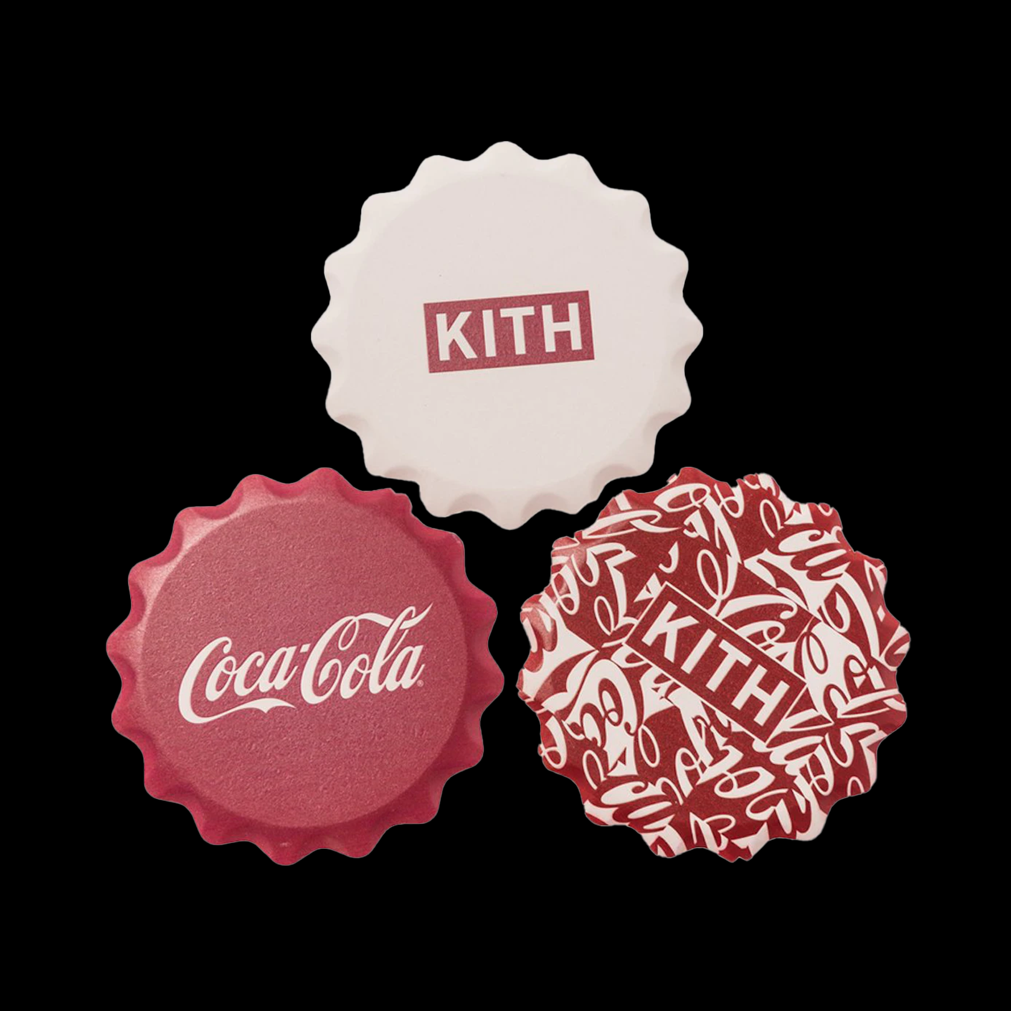 Kith x Coca-Cola Cola Coasters 3 Pack Multi