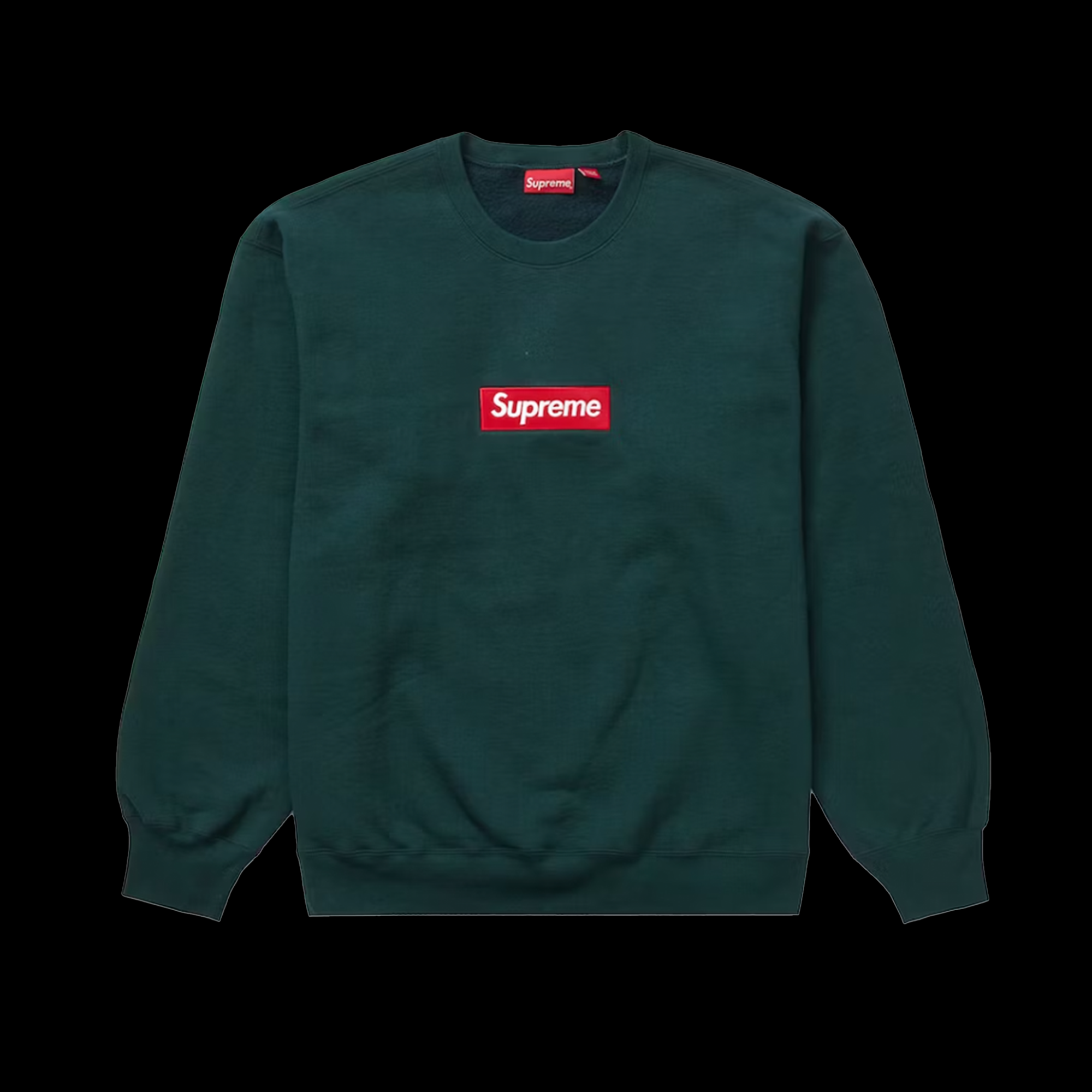 Supreme Box Logo Crewneck Dark Pine