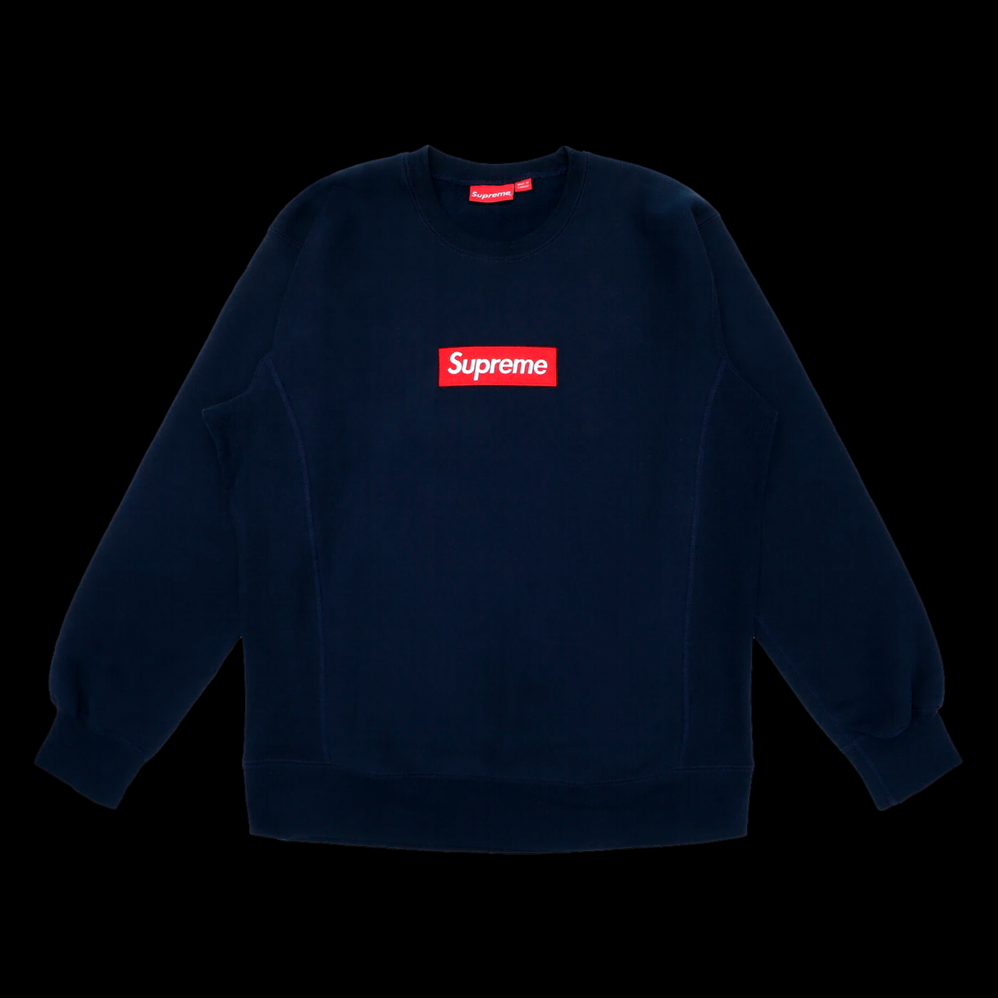 Supreme Box Logo Crewneck (FW15) Navy