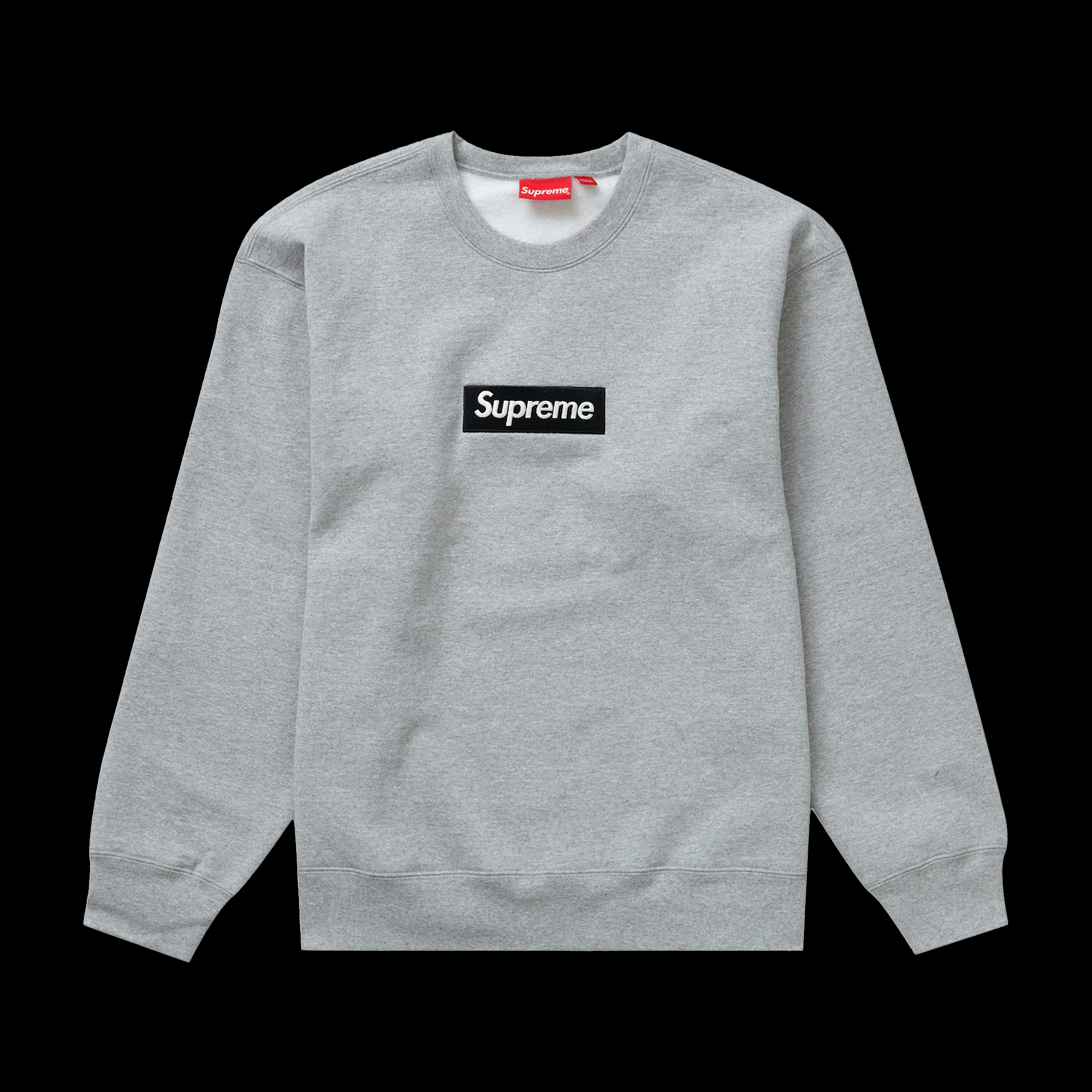 Supreme Box Logo Crewneck (FW22) Heather Grey