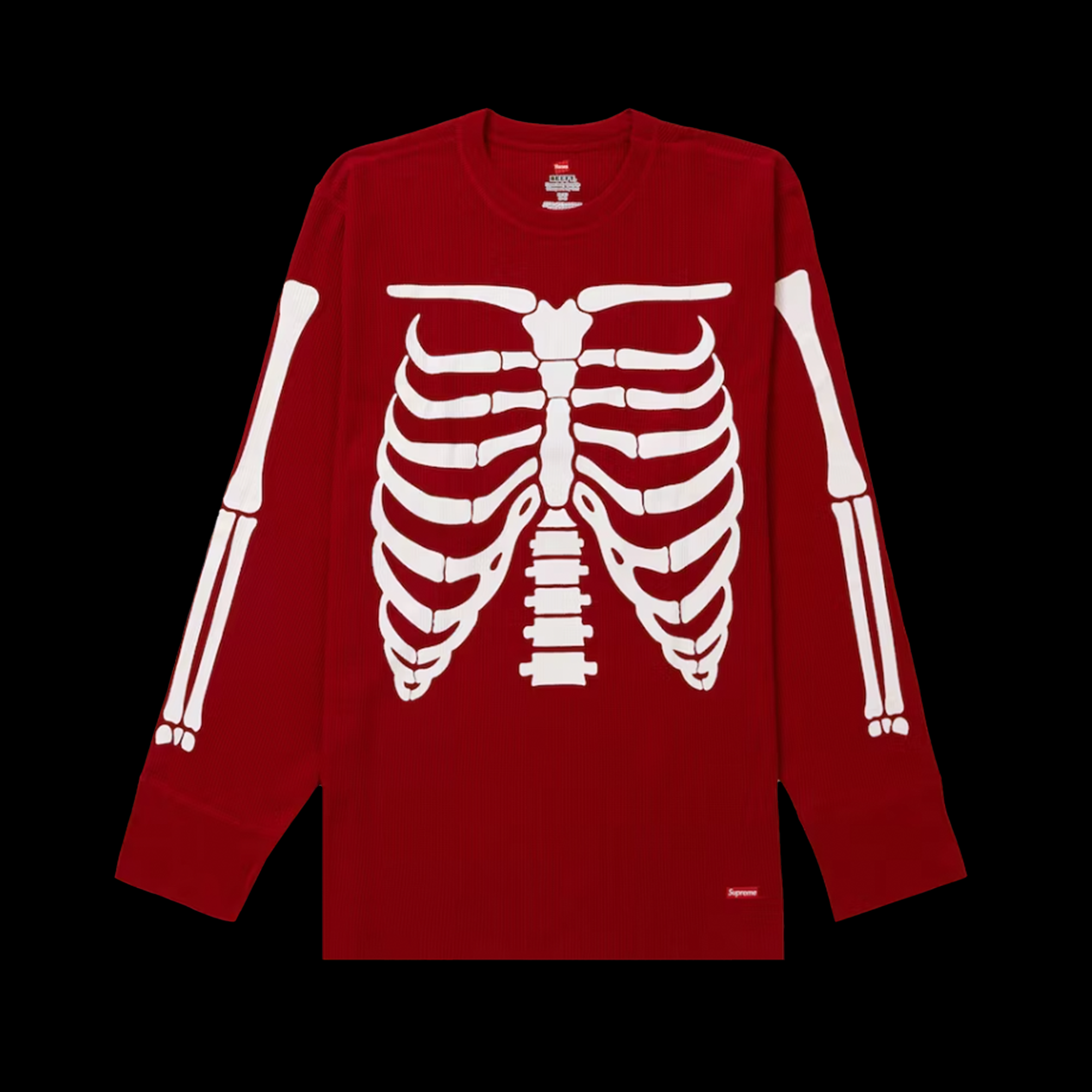 Supreme Hanes Bones Thermal Crew (1 Pack) Red