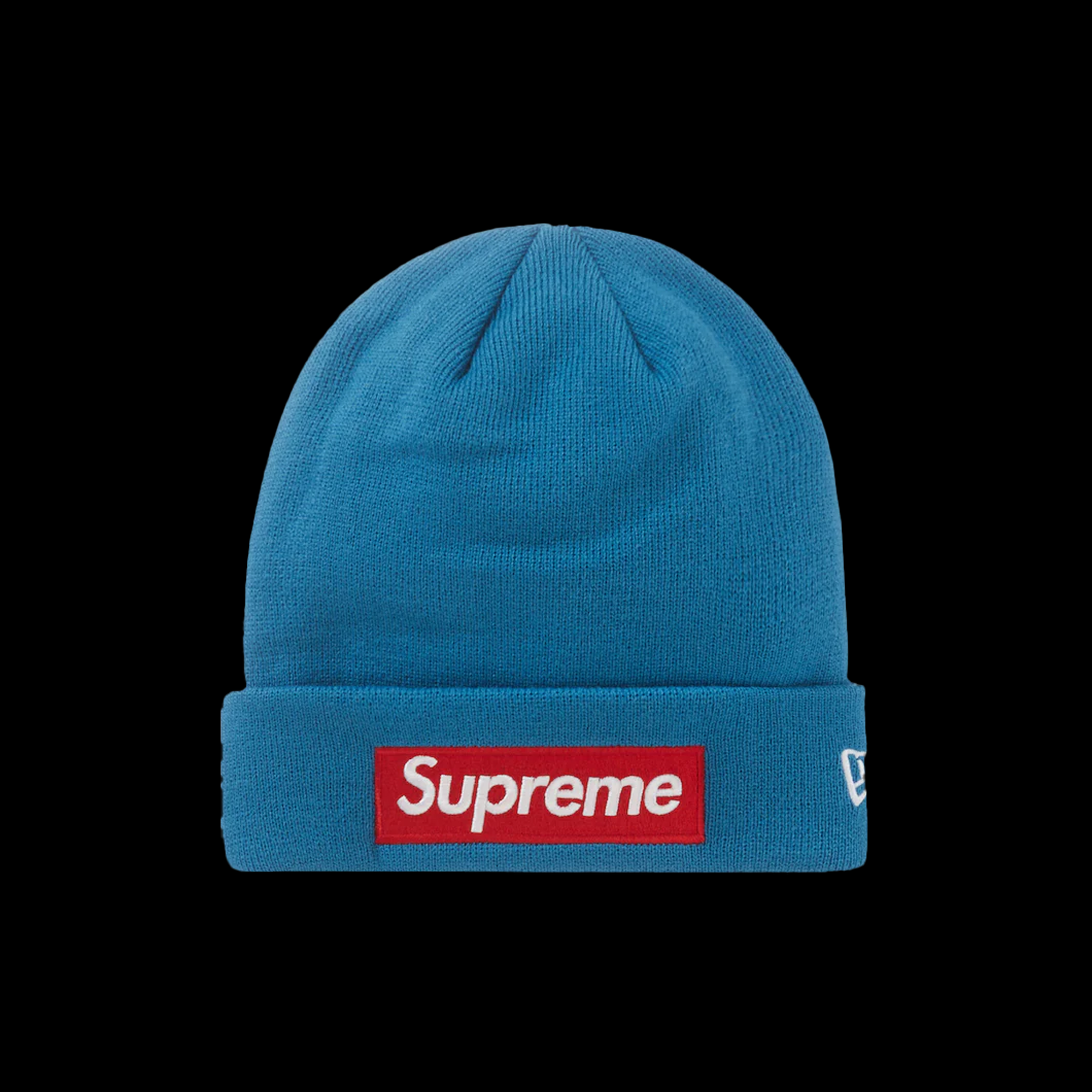 Supreme New Era Box Logo Beanie Blue