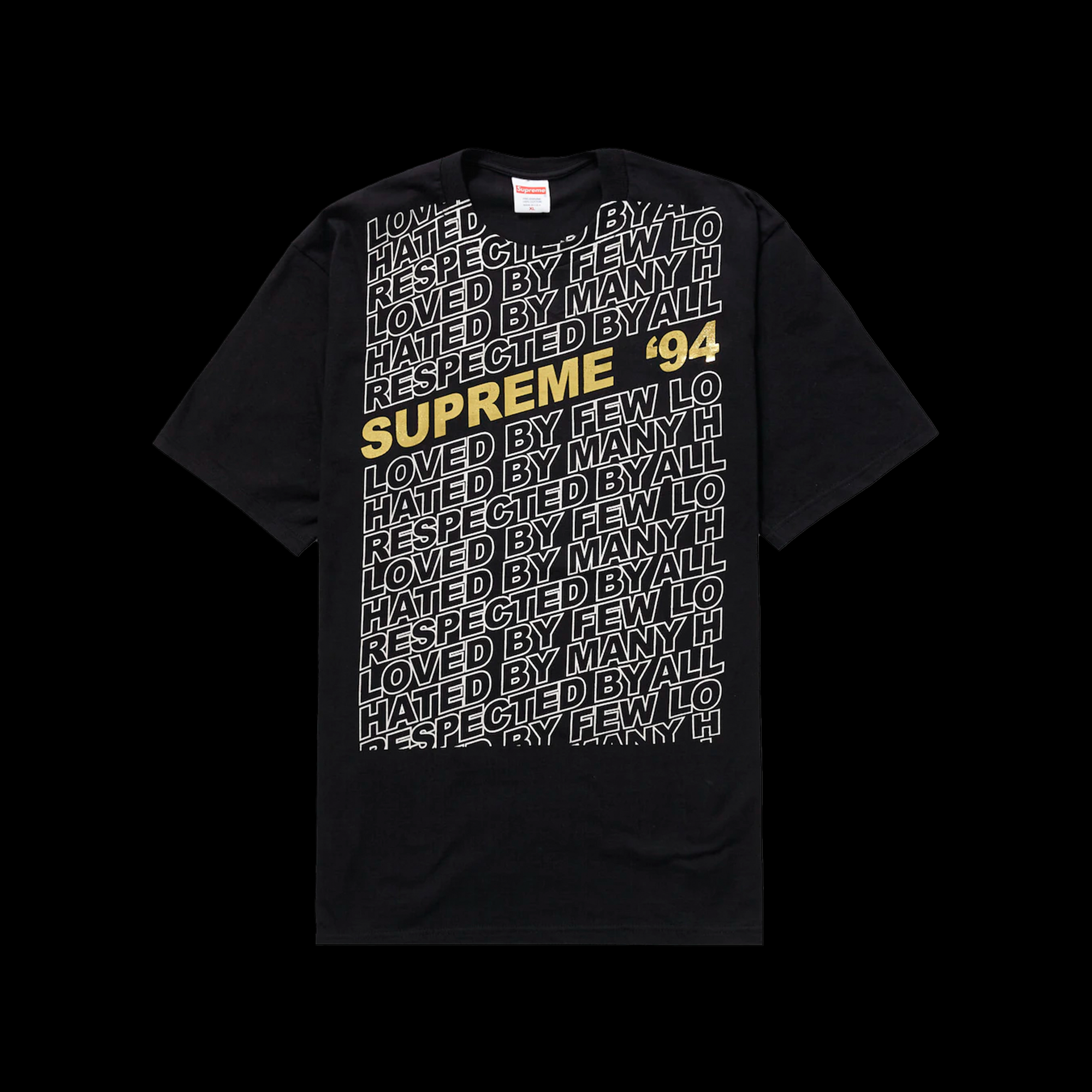 Supreme Respected Tee Black