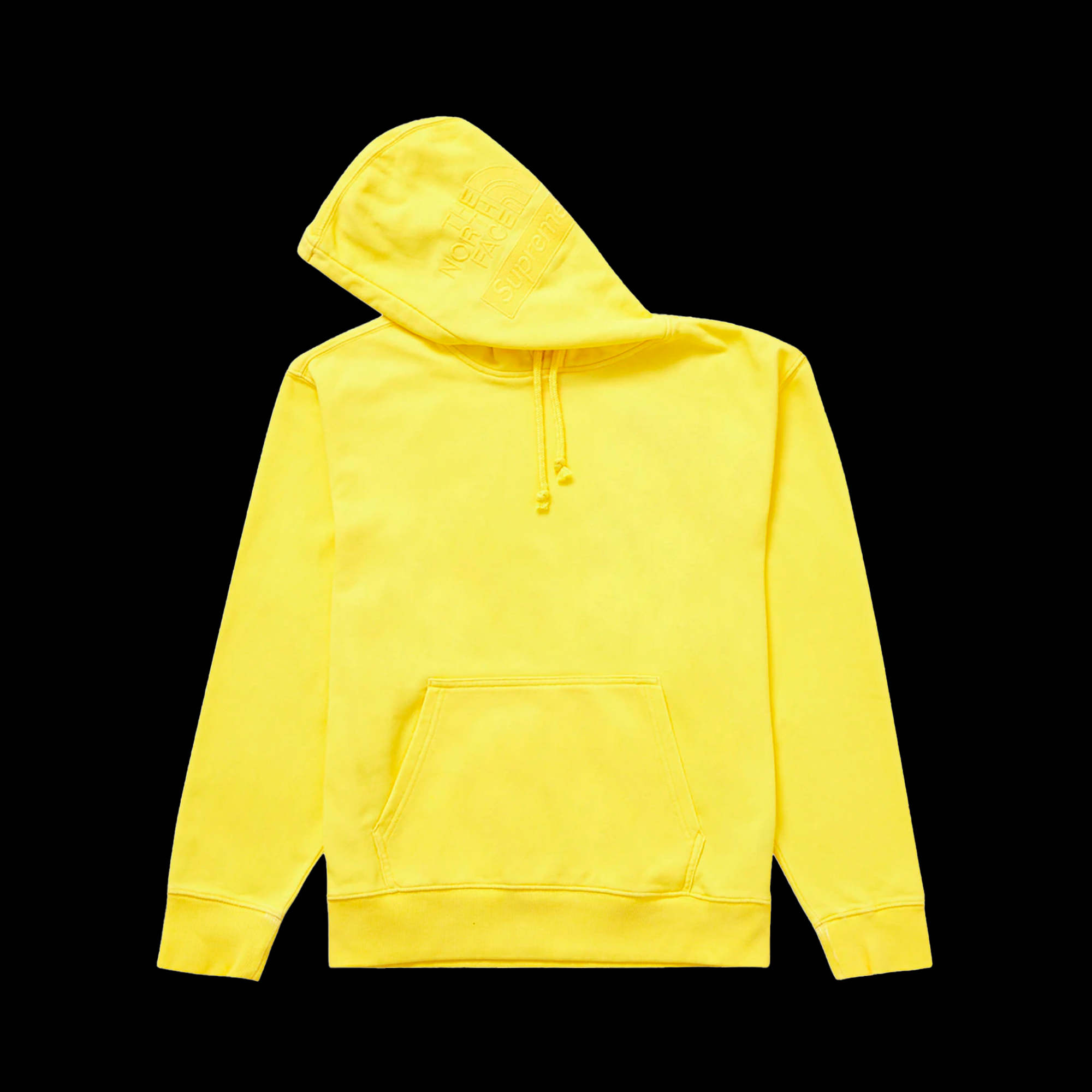 Supreme The North Face Pigment Printed Hooded Sweatshirt Yellow