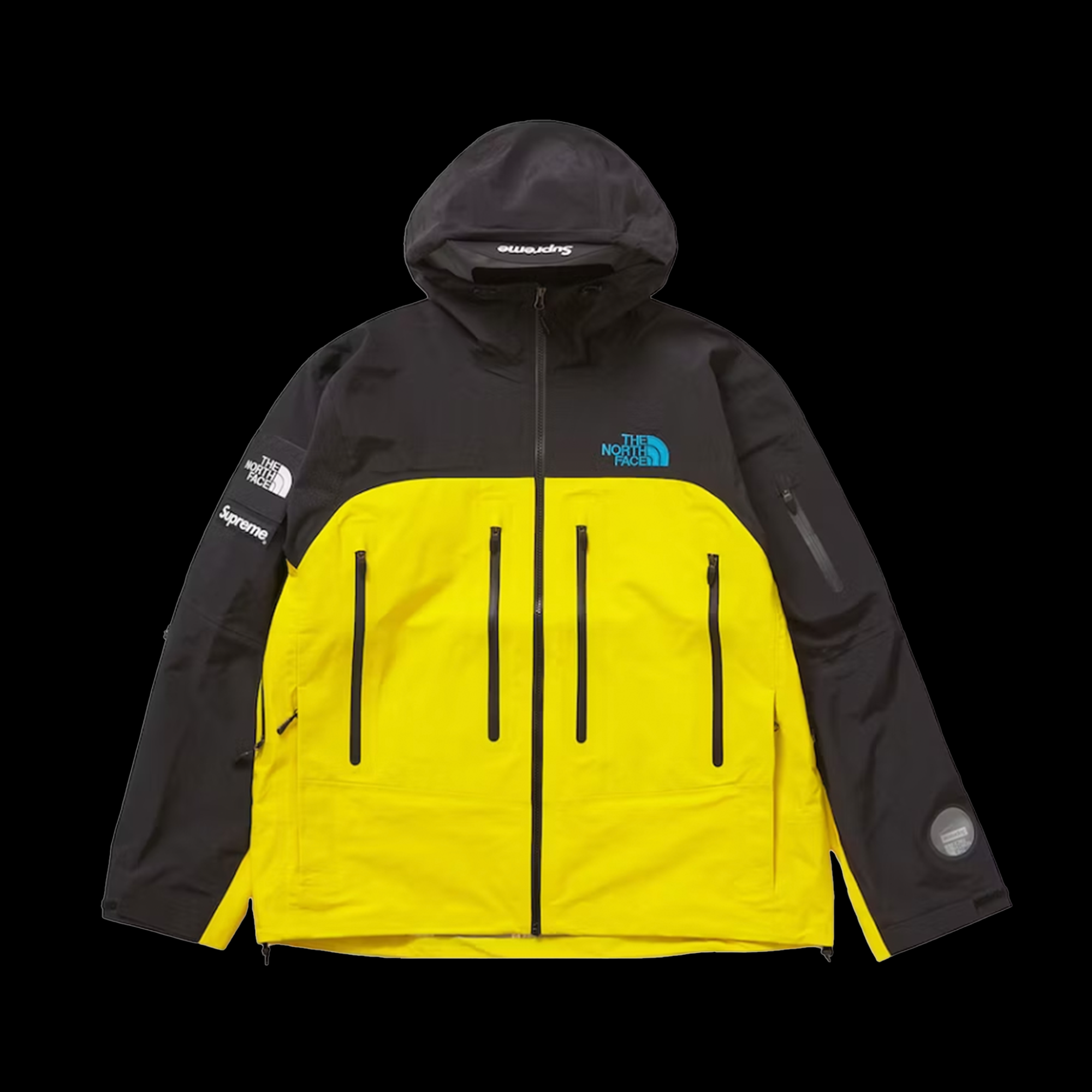 Supreme The North Face Taped Seam Shell Jacket Yellow