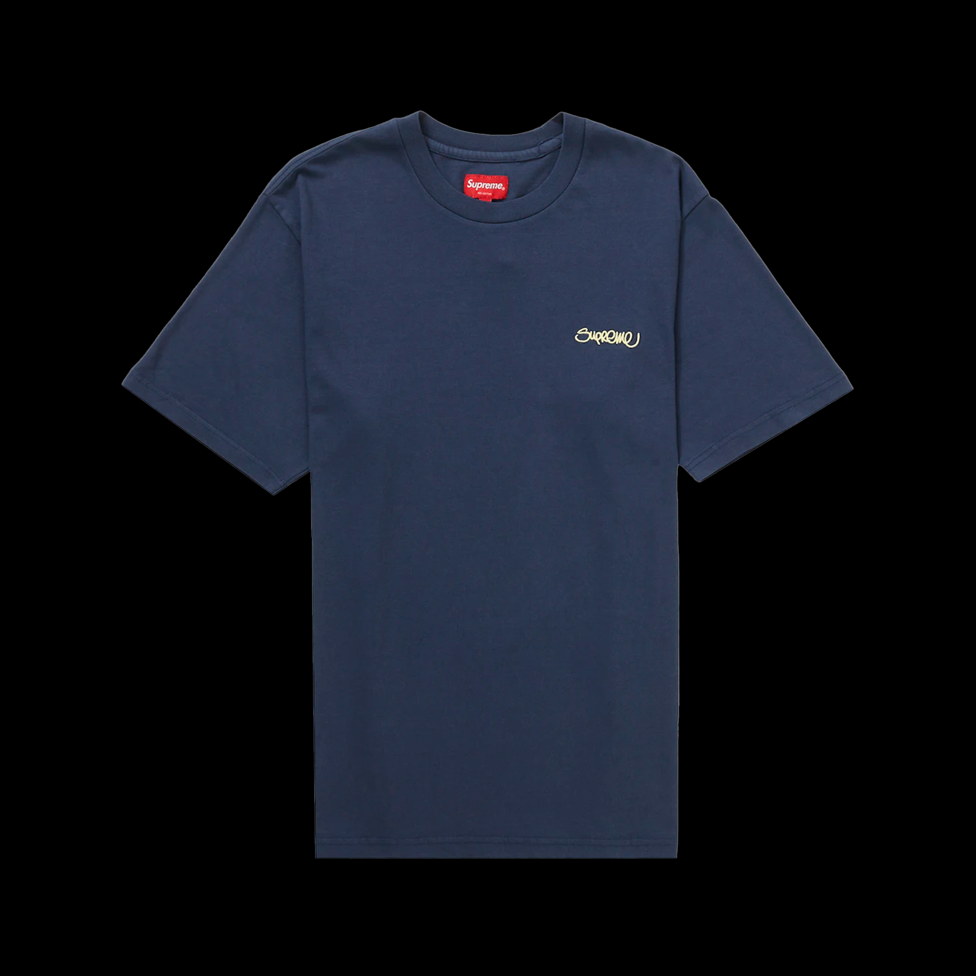 Supreme Washed Handstyle S/S Top Blue