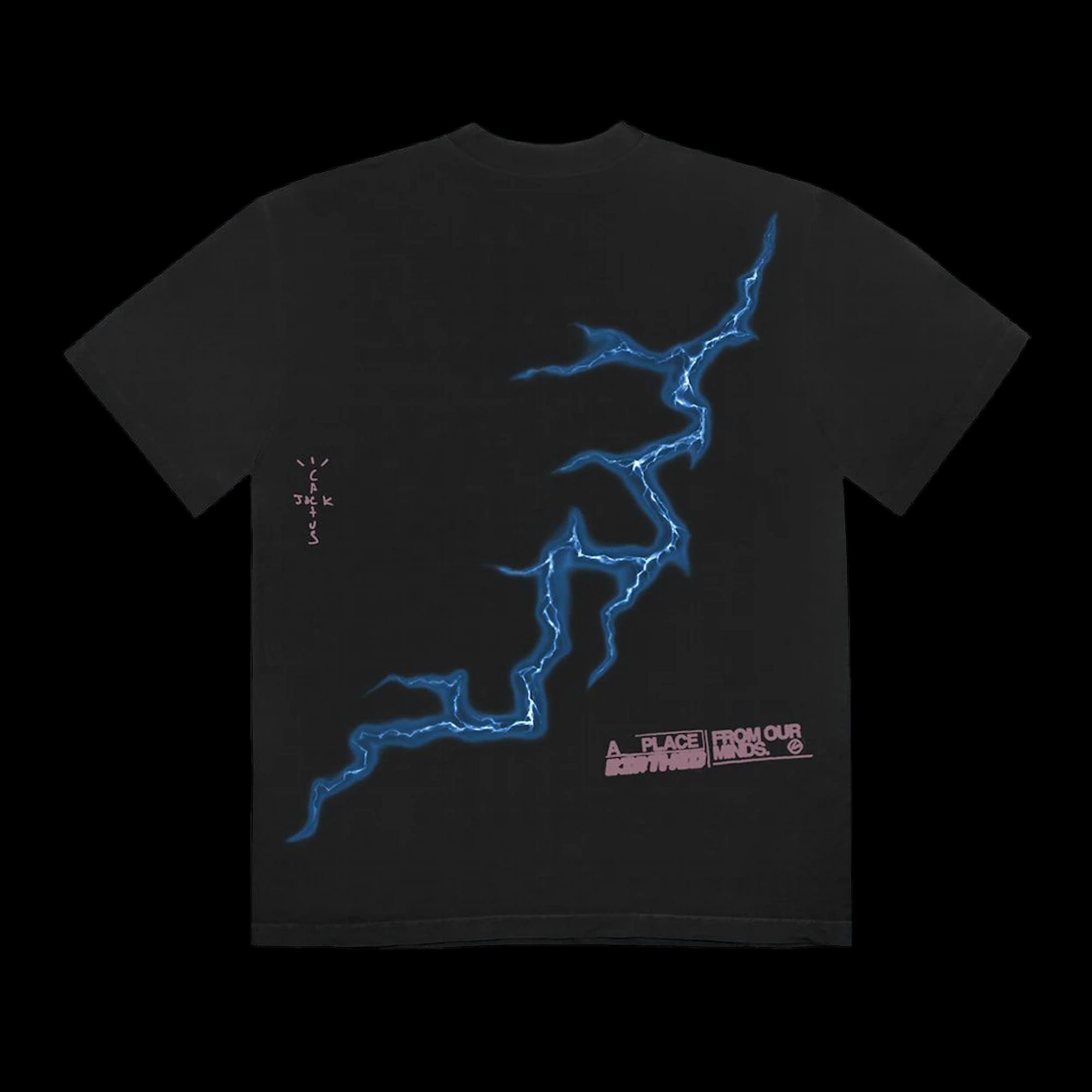 Travis Scott Cactus Jack For Fragment Danger Tee Washed Black