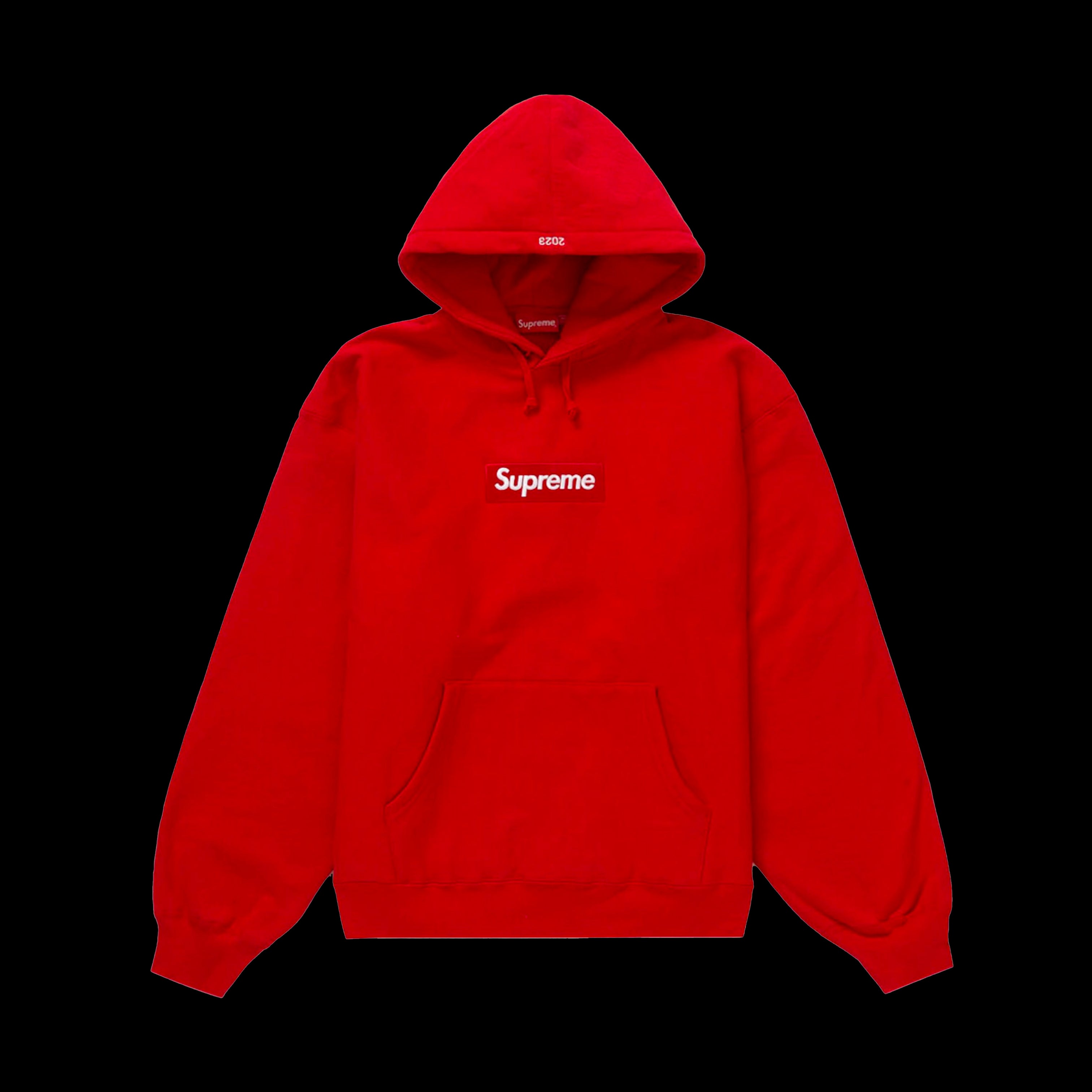 Supreme Box Logo Hooded Sweatshirt Red