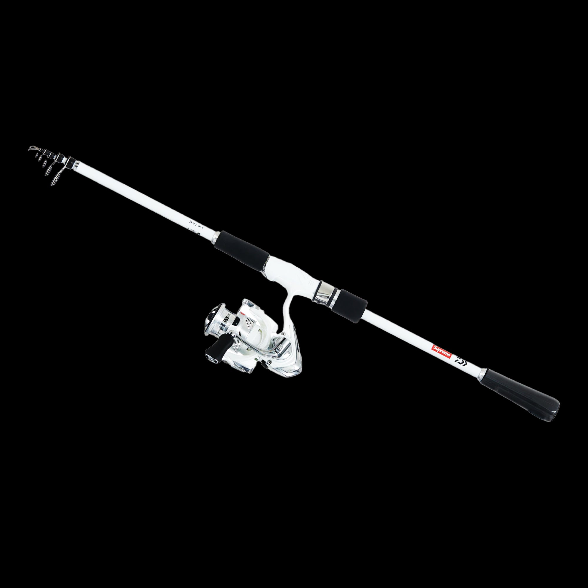 Supreme Daiwa DV1 Fishing Rod and Reel White