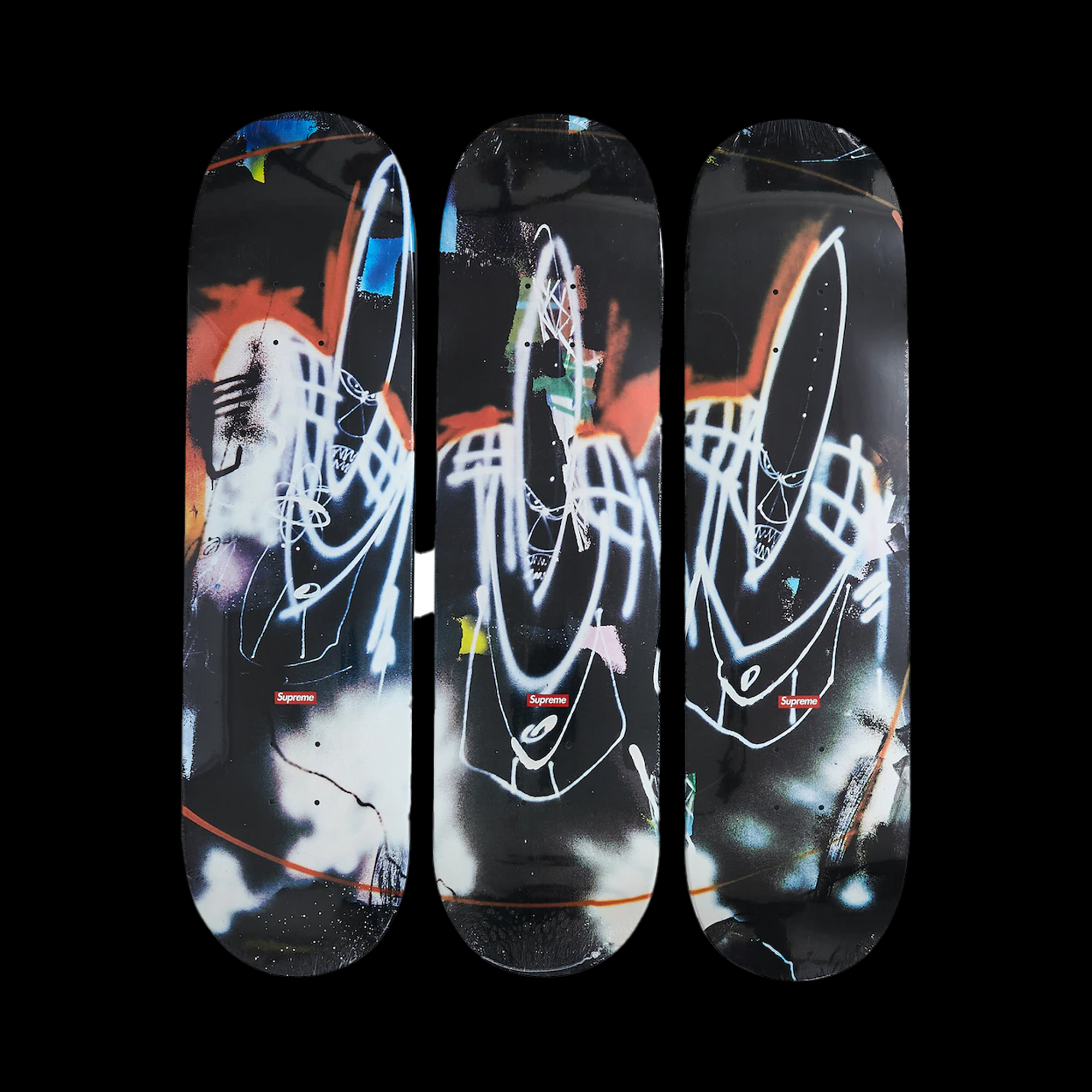 Supreme Futura Skateboard Deck Set Black