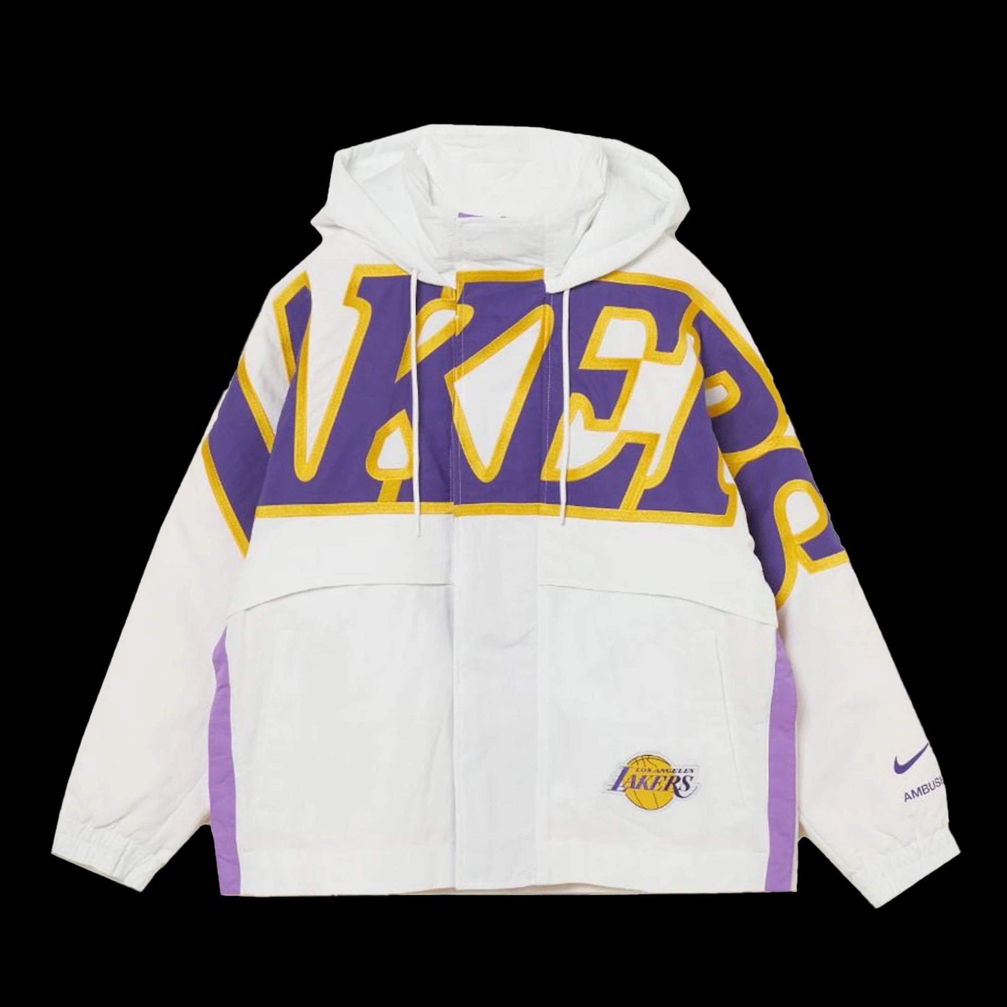 Nike x Ambush NBA Collection Lakers Jacket White/Purple/Gold