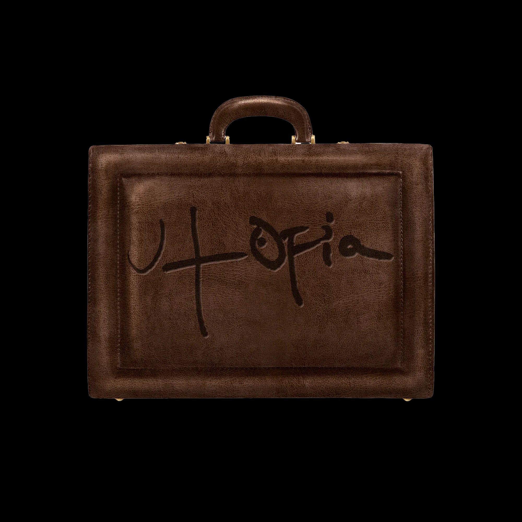 Travis Scott Utopia Briefcase Brown